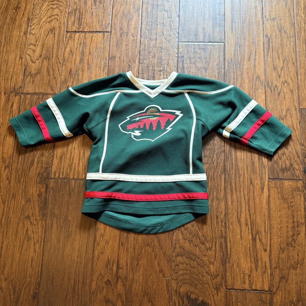 Minnesota Wild Jersey Boys Youth XS 4/5 Green NHL Hockey Devan Dubnyk 40